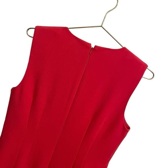 J. Crew Interview Dress in Four-Season Stretch Midi Sleeveless Pink Size 8 NWT - Picture 4 of 7